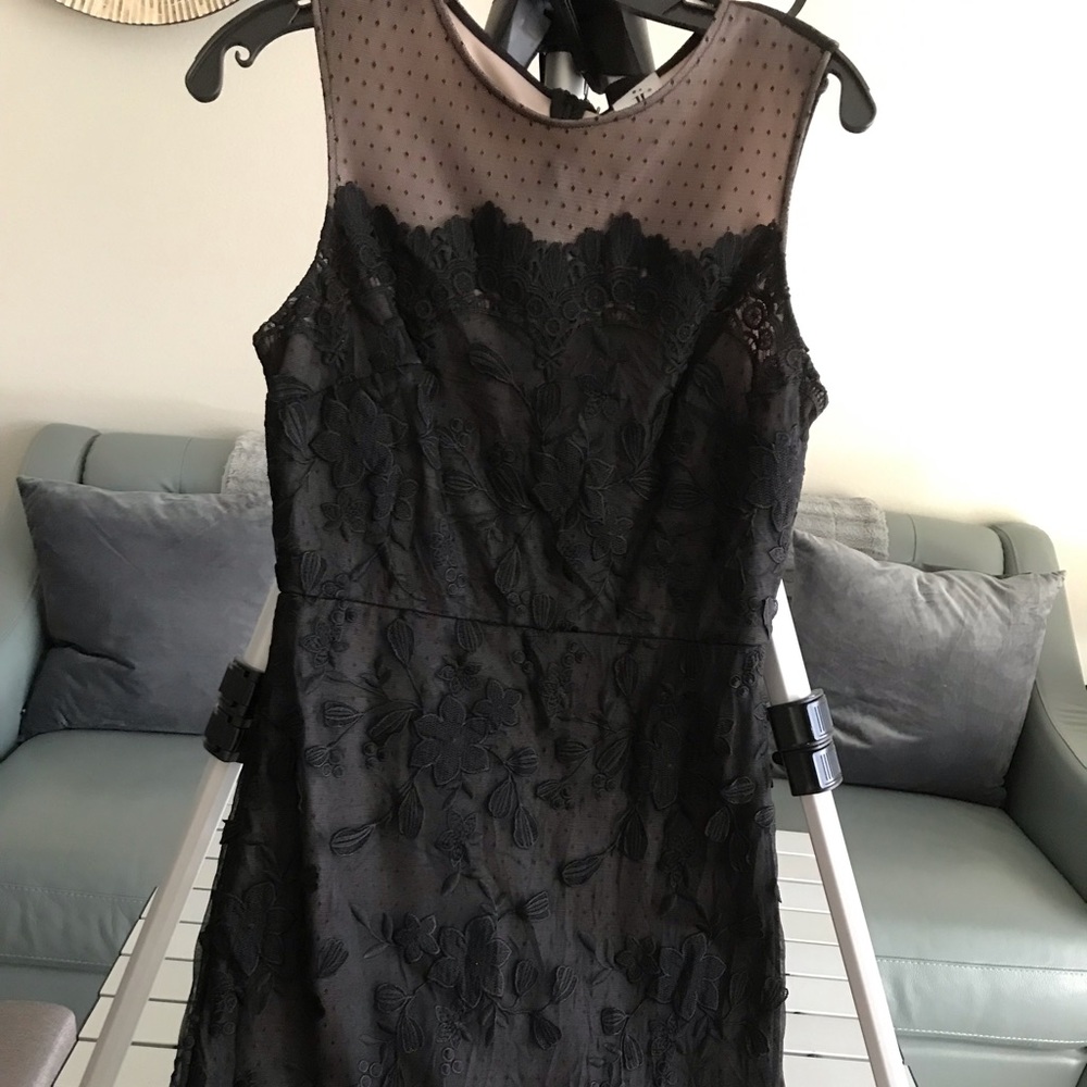 Julia Jordan black mesh dress